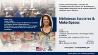 Palestra de Leslie Preddy sobre Biblioteca Escolar & MakerSpaces