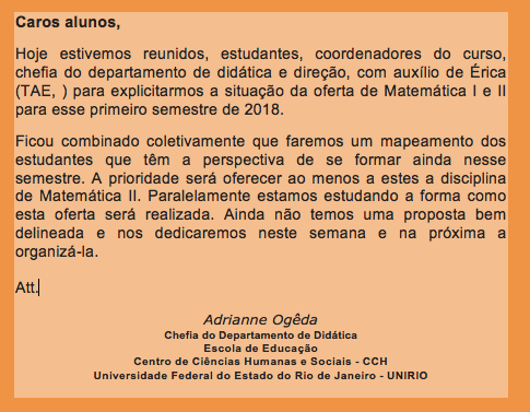 comunicado 05 03 DID