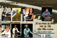 III Encontro dos Professores de Piano da UNIRIO