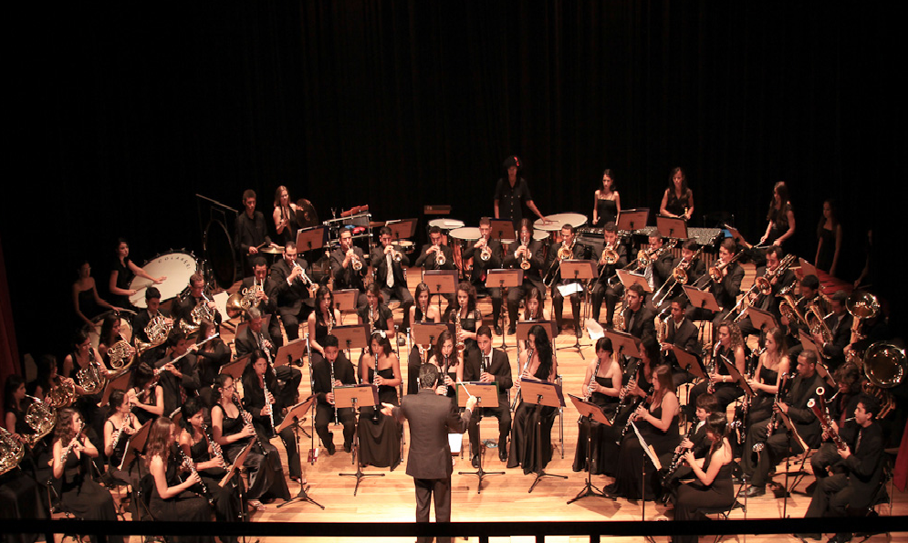 IVL recebe a Banda Sinfonica Nilo Peçanha do IFG (Goiás) para concerto na Sala Villa-Lobos