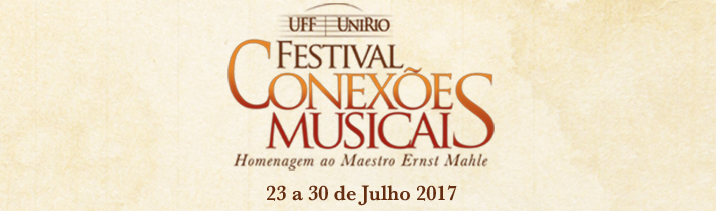 Programação de Cursos do Festival Conexões Musicais UFF / UNIRIO no IVL